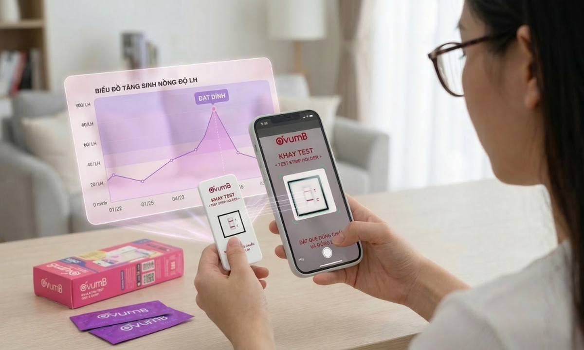 Số hóa hành trình làm mẹ cùng que tính rụng trứng OvumB hiện đại- Ảnh 1.