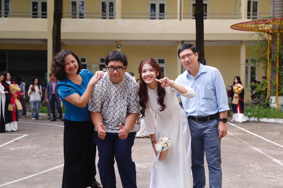 Gia đình chị Trang