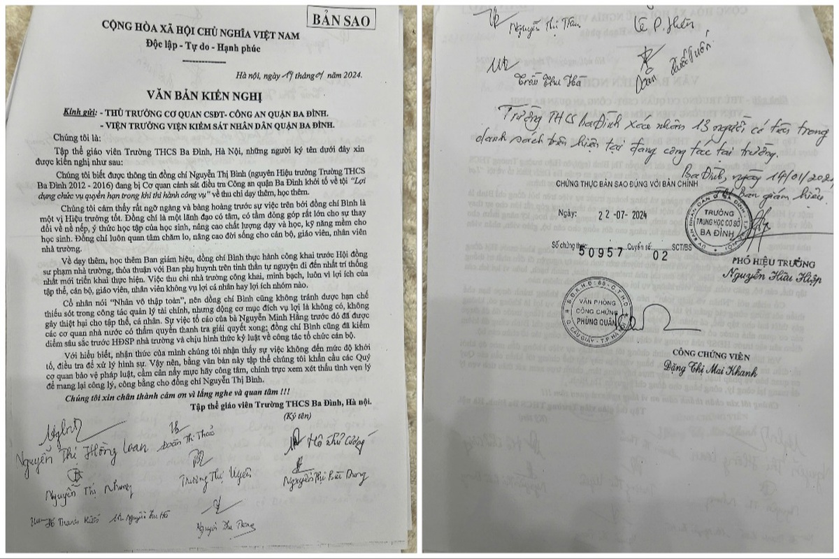Vụ truy tố cựu hiệu trưởng Trường THCS Ba Đình: Lời khai về việc chia lớp học thêm có nhiều mâu thuẫn- Ảnh 2.