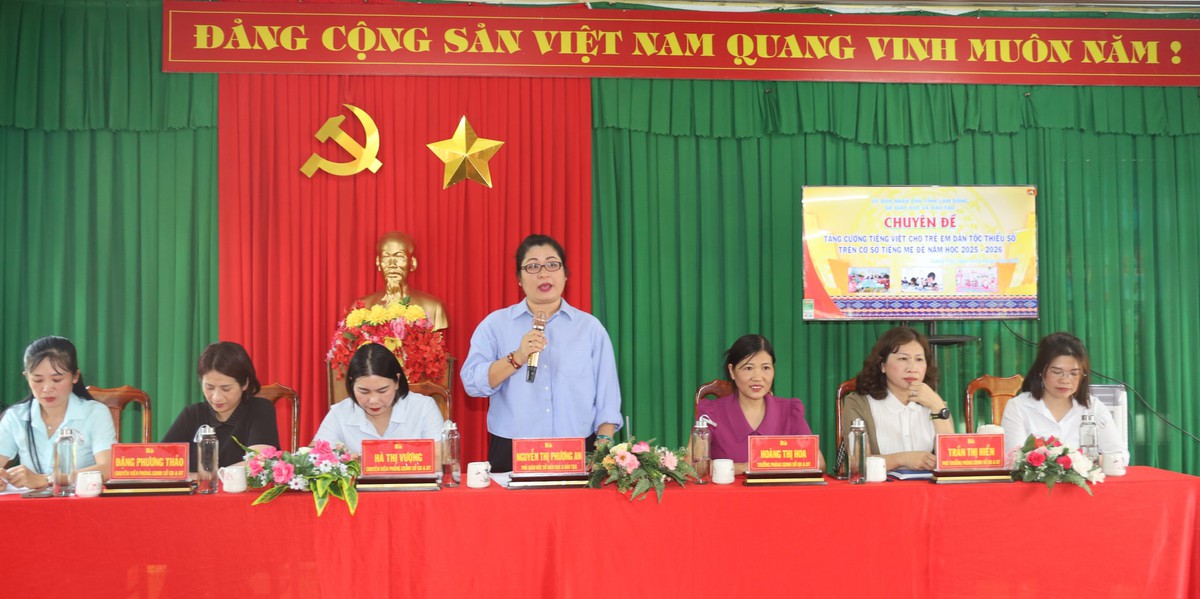 Lâm Đồng: Tăng cường tiếng Việt cho trẻ em dân tộc thiểu số trên cơ sở tiếng mẹ đẻ- Ảnh 1.
