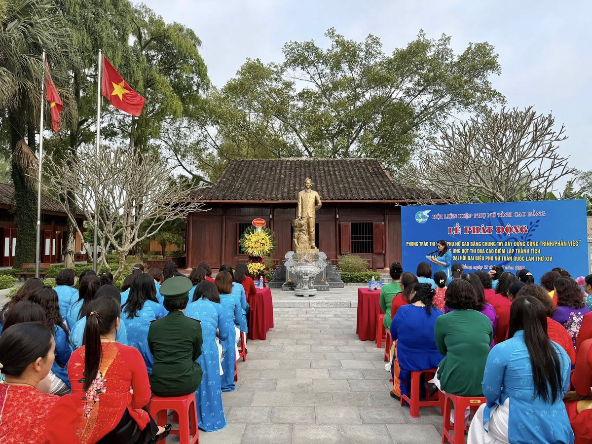 Hội LHPN tỉnh Cao Bằng phát động phong trào thi đua chào mừng Đại hội Phụ nữ toàn quốc XIV- Ảnh 5.