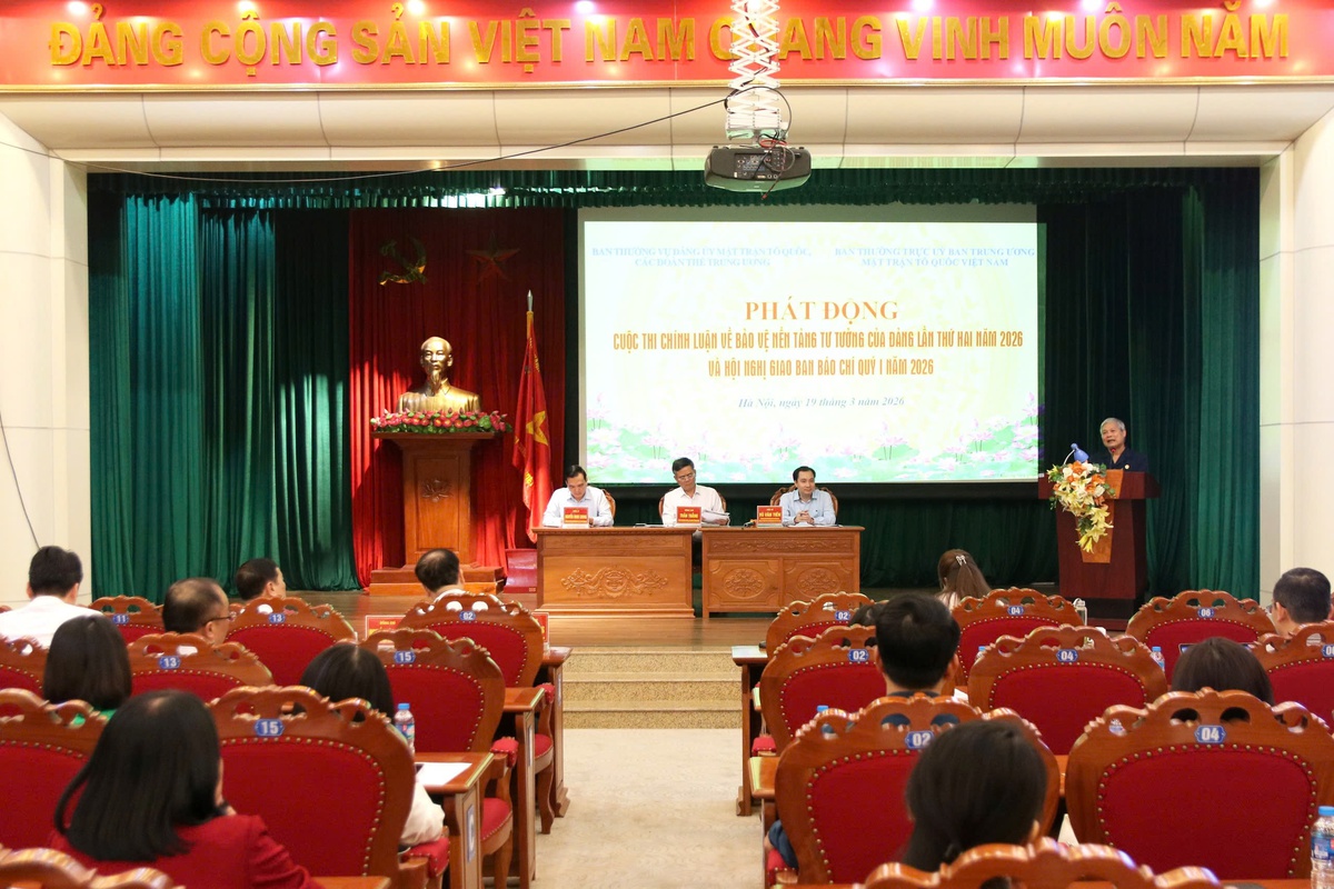 Đảng ủy MTTQ, các đoàn thể TW phát động Cuộc thi chính luận bảo vệ nền tảng tư tưởng của Đảng- Ảnh 4.