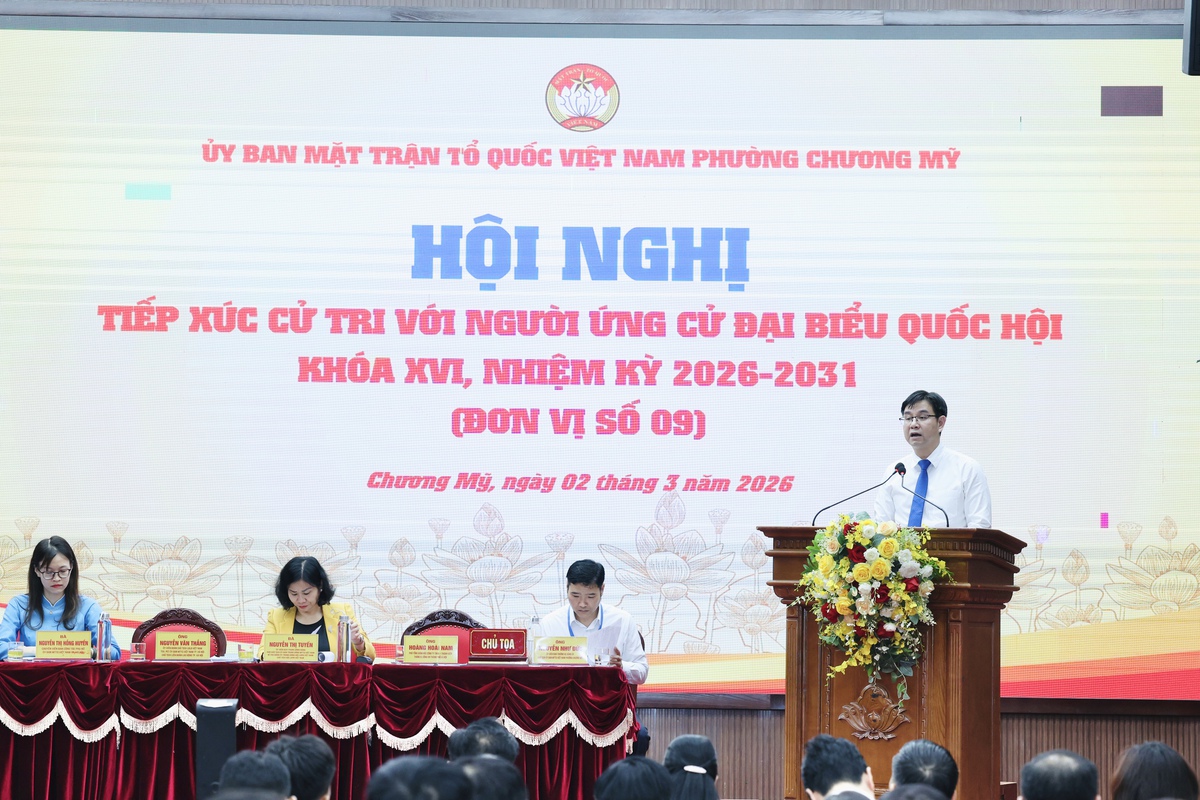 Bà Nguyễn Thị Tuyến và các ứng cử viên Đại biểu Quốc hội khóa XVI tiếp xúc cử tri - Ảnh 4.