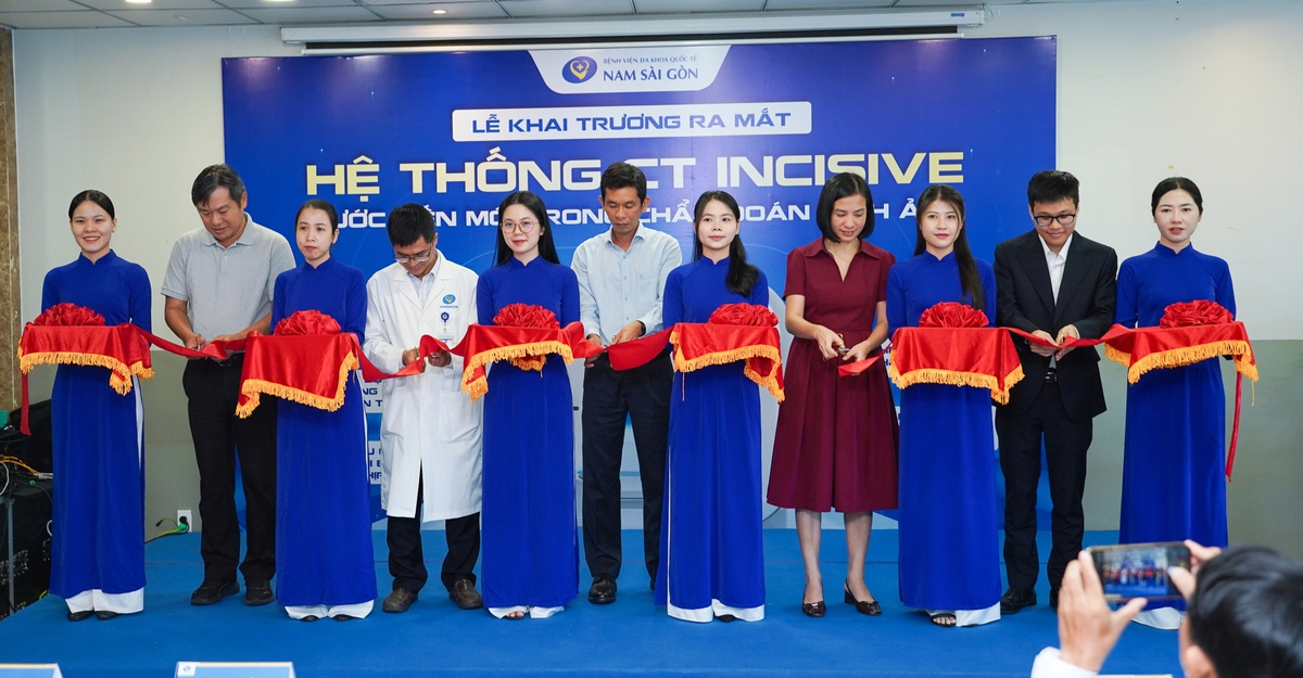 Bệnh viện ĐKQT Nam Sài Gòn ra mắt hệ thống CT Incisive thế hệ mới- Ảnh 1.