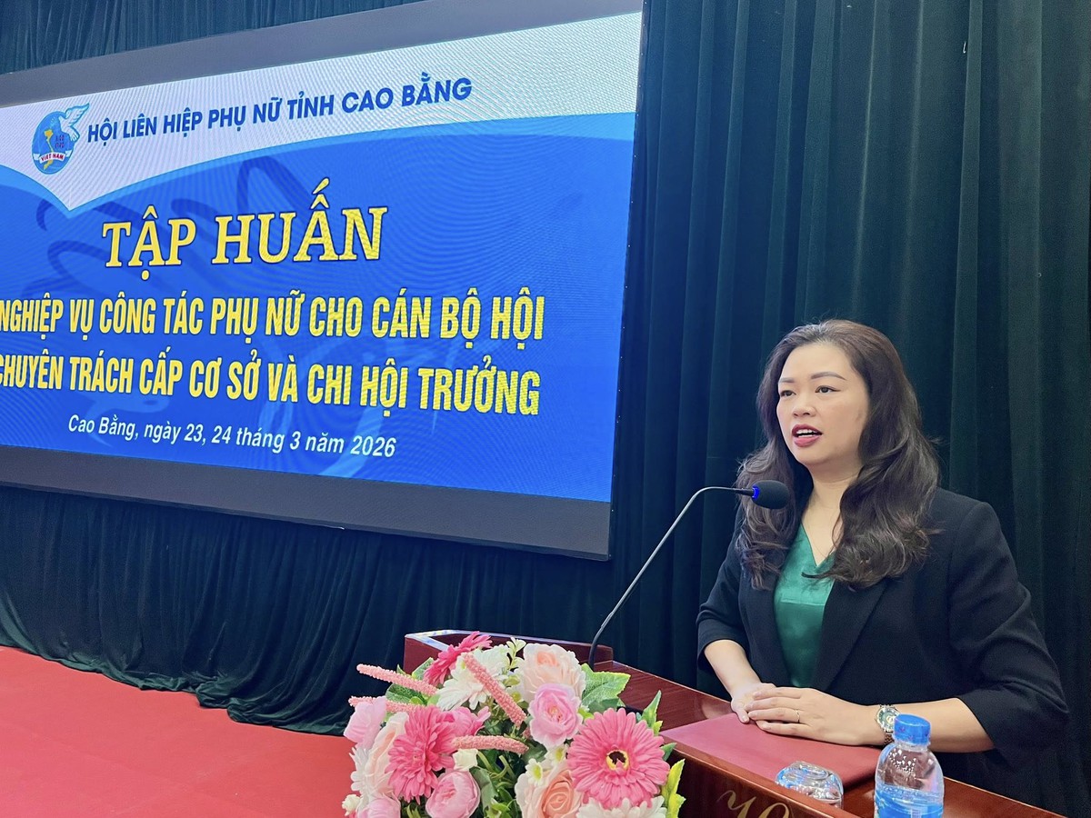 Cao Bằng: Tập huấn nghiệp vụ công tác Hội gắn với chuyển đổi số cho cán bộ cơ sở - Ảnh 1.