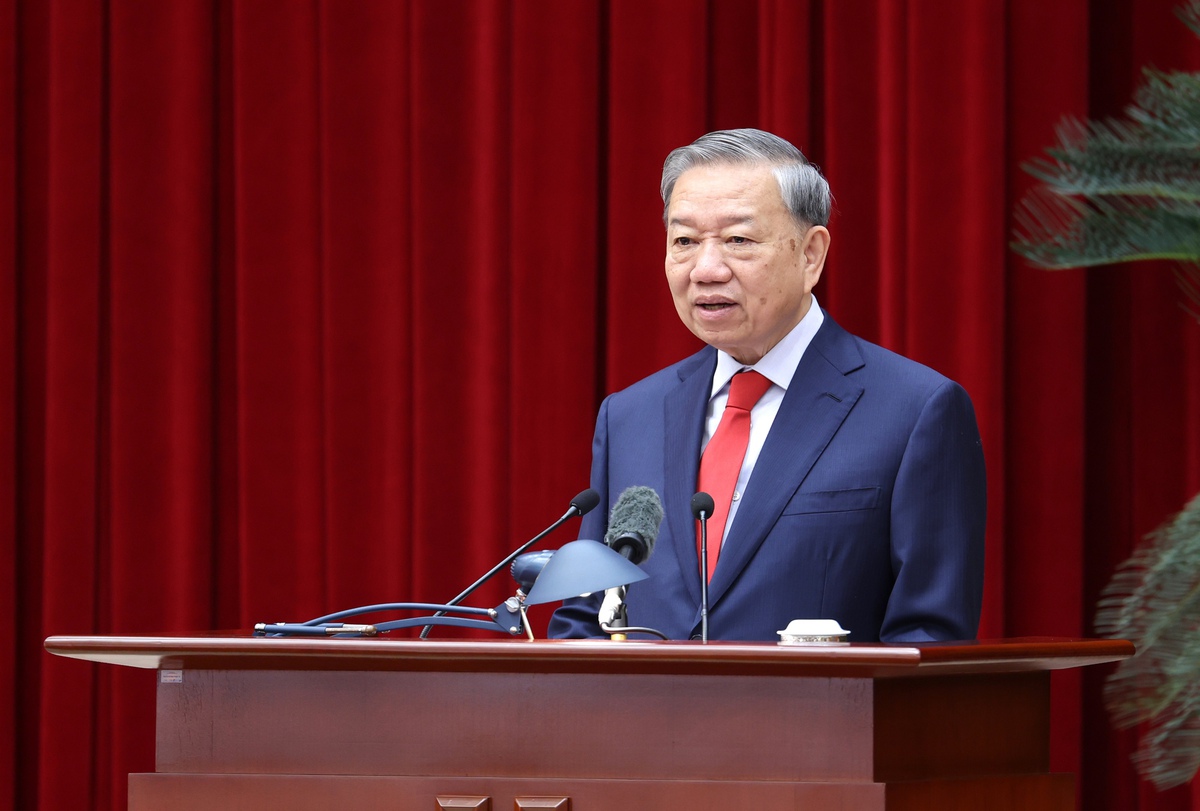 Toàn văn phát biểu khai mạc của Tổng Bí thư Tô Lâm tại Hội nghị Trung ương 2 khóa XIV- Ảnh 1.