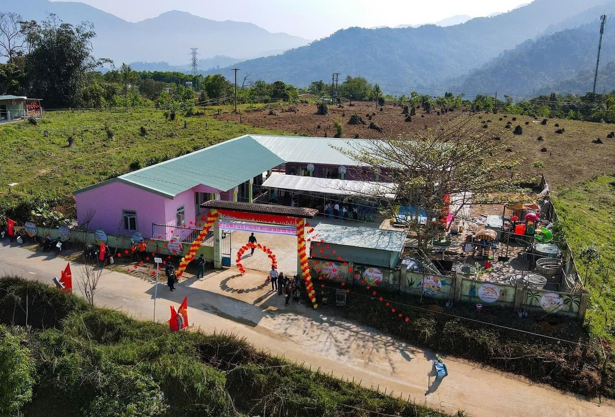 Gần 50 em học sinh tại xã vùng cao miền Trung có lớp học mới- Ảnh 1.