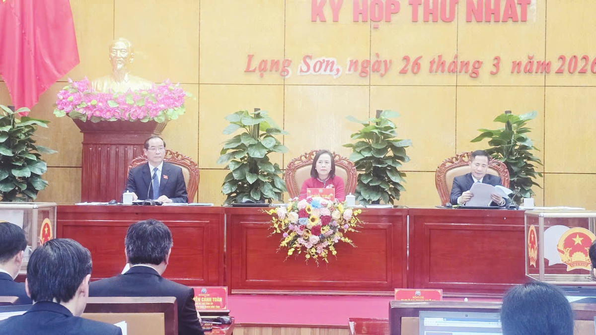 Bà Đoàn Thị Hậu được bầu làm Chủ tịch HĐND tỉnh Lạng Sơn khóa XVIII- Ảnh 2.