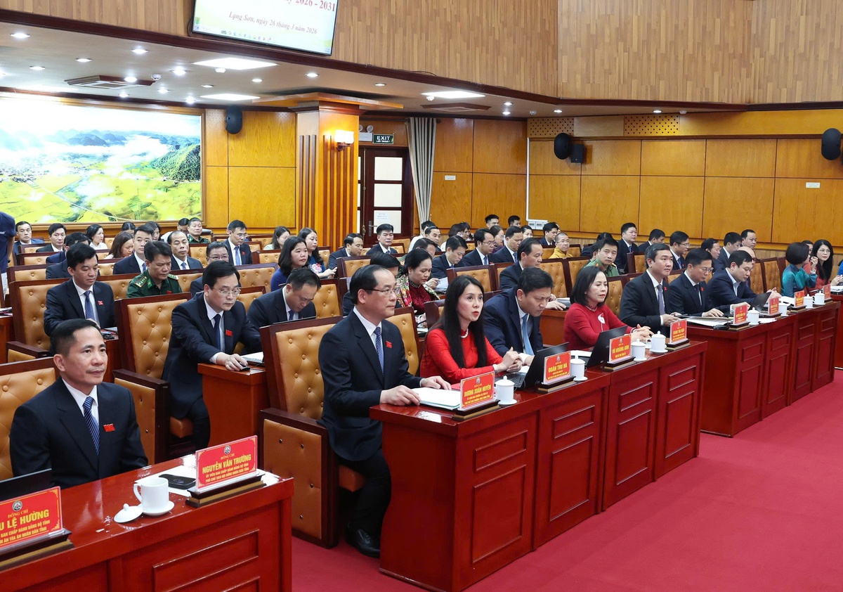 Bà Đoàn Thị Hậu được bầu làm Chủ tịch HĐND tỉnh Lạng Sơn khóa XVIII- Ảnh 1.