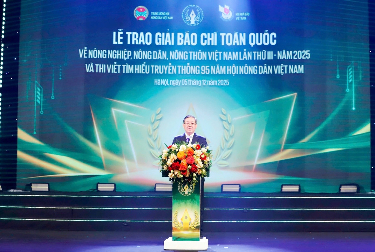 Công bố Thể lệ giải báo chí toàn quốc về “tam nông” năm 2026: Nhiều hạng mục giải thưởng lần đầu xuất hiện- Ảnh 1.