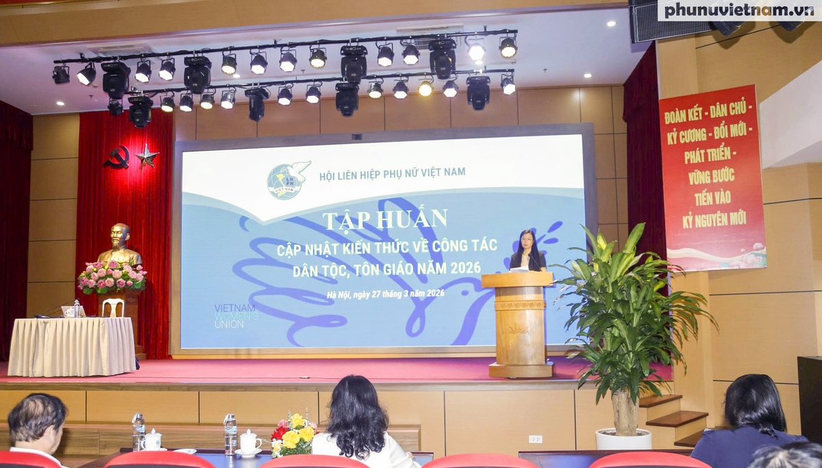 Trung ương Hội LHPN Việt Nam tập huấn về công tác dân tộc, tôn giáo- Ảnh 1.