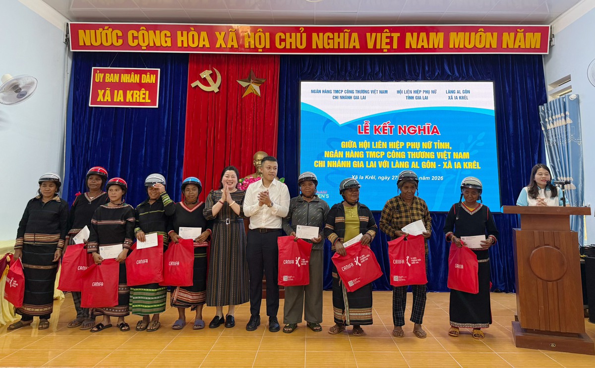 Gia Lai: Kết nghĩa làng đồng bào, lan tỏa sức mạnh đoàn kết- Ảnh 1. Gia Lai: Kết nghĩa làng đồng bào, lan tỏa sức mạnh đoàn kết- Ảnh 1.