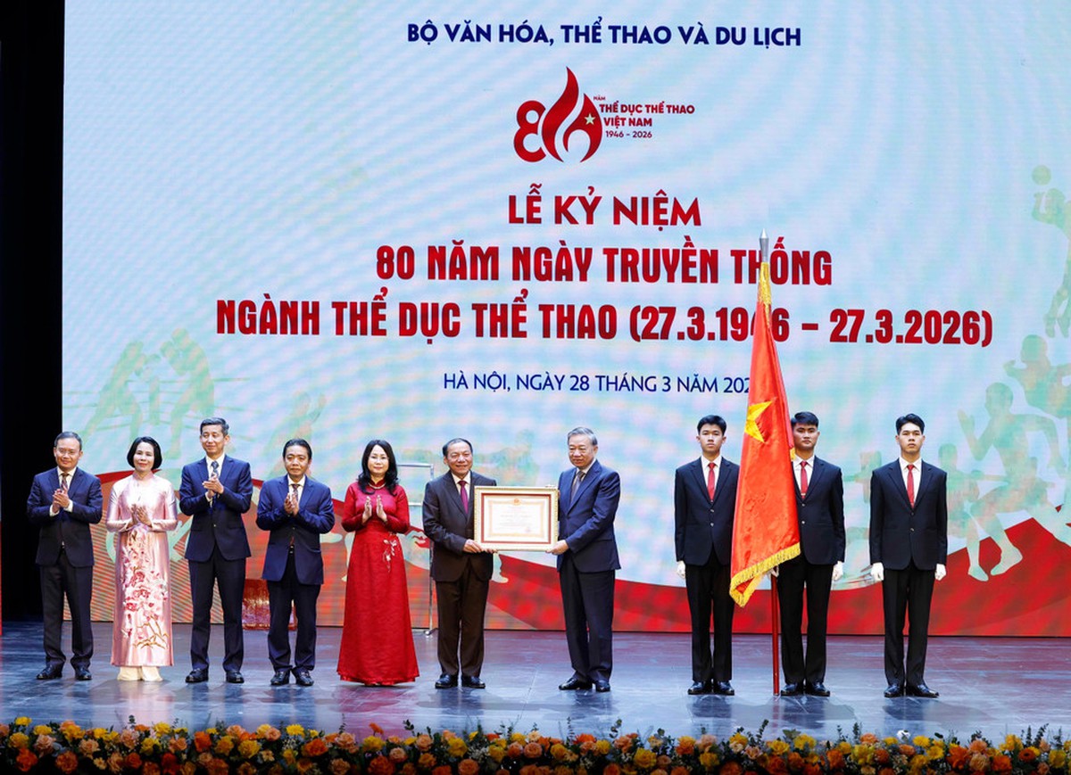 Phát biểu của Tổng Bí thư Tô Lâm tại Lễ kỷ niệm 80 năm Ngày truyền thống ngành Thể dục thể thao Việt Nam- Ảnh 2. Phát biểu của Tổng Bí thư Tô Lâm tại Lễ kỷ niệm 80 năm Ngày truyền thống ngành Thể dục thể thao Việt Nam- Ảnh 2.