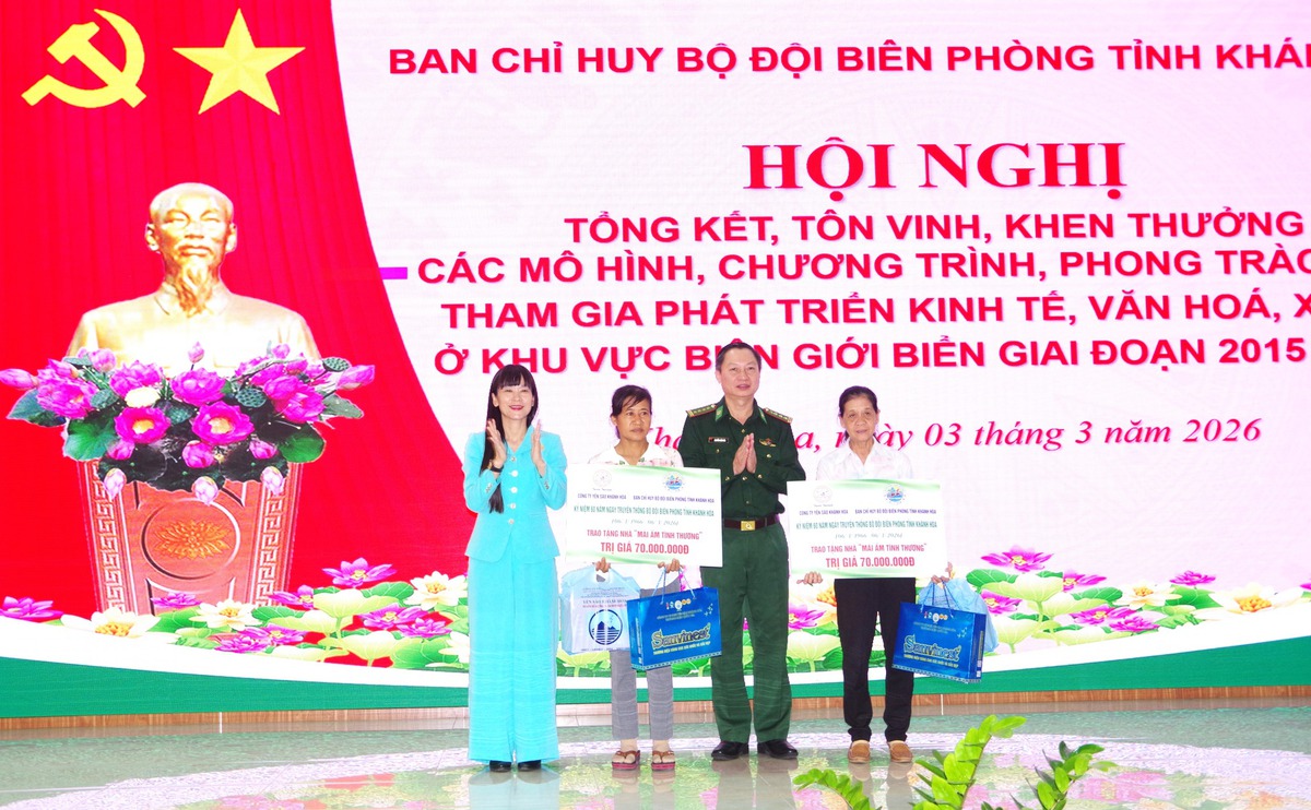 Khánh Hòa: Khen thưởng các mô hình, phong trào của Bộ đội Biên phòng khu vực biên giới biển- Ảnh 1.