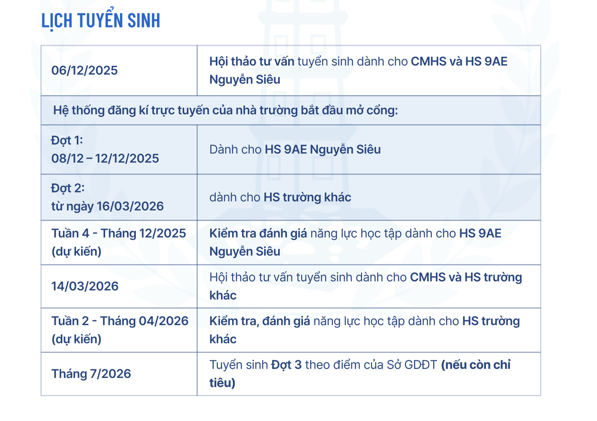 Các trường tư thục Hà Nội nói gì về "phí giữ chỗ" lớp 10 lên đến hàng chục triệu đồng?- Ảnh 2.