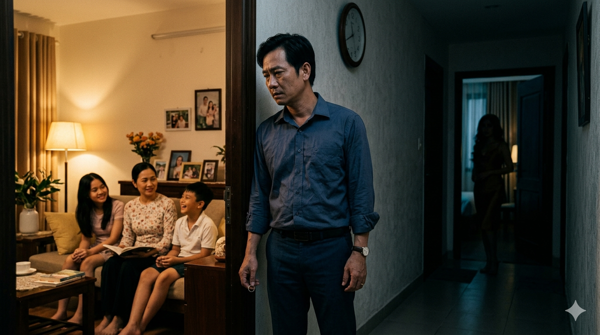 Sống "hai cuộc đời": Vết trượt dài của những người chồng ngoại tình- Ảnh 1.