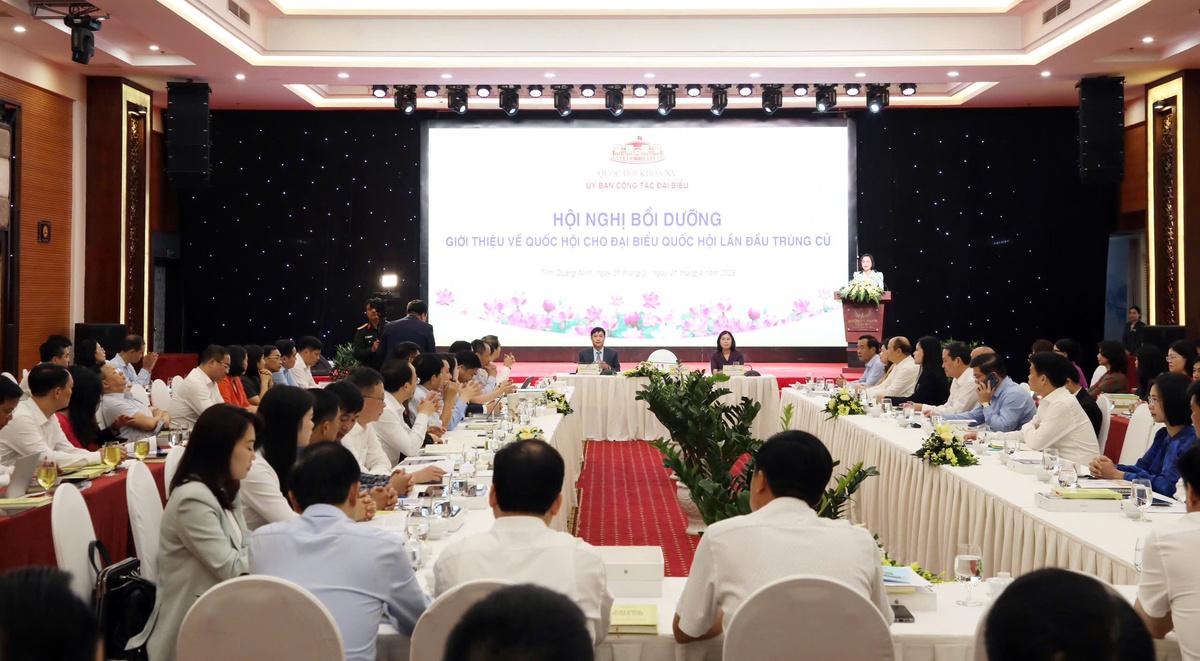 Phó Chủ tịch Quốc hội Nguyễn Thị Thanh dự Hội nghị bồi dưỡng "Giới thiệu về Quốc hội cho người lần đầu trúng cử đại biểu Quốc hội"- Ảnh 1.