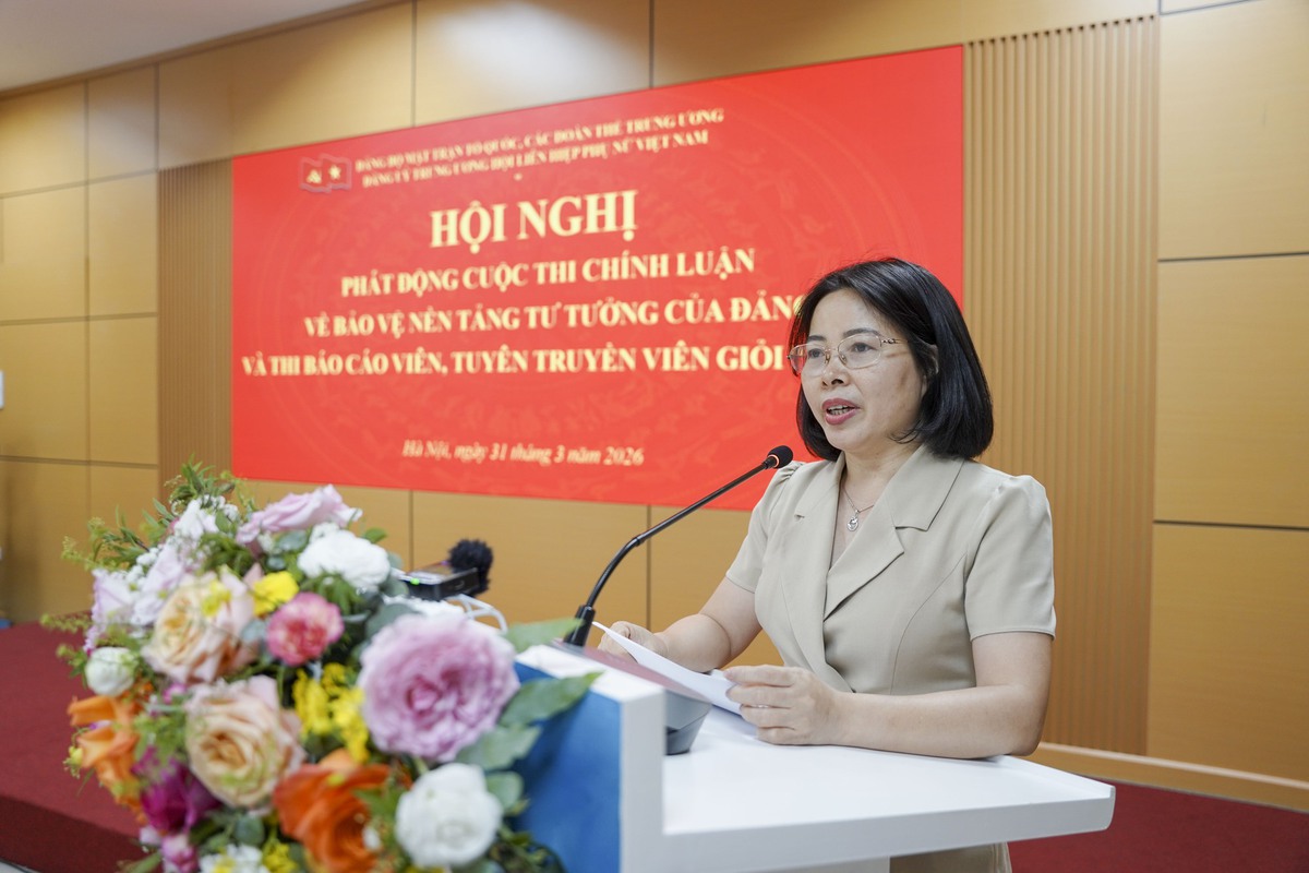 Đảng bộ TƯ Hội LHPN Việt Nam phát động Cuộc thi chính luận về bảo vệ nền tảng tư tưởng của Đảng năm 2026- Ảnh 1.