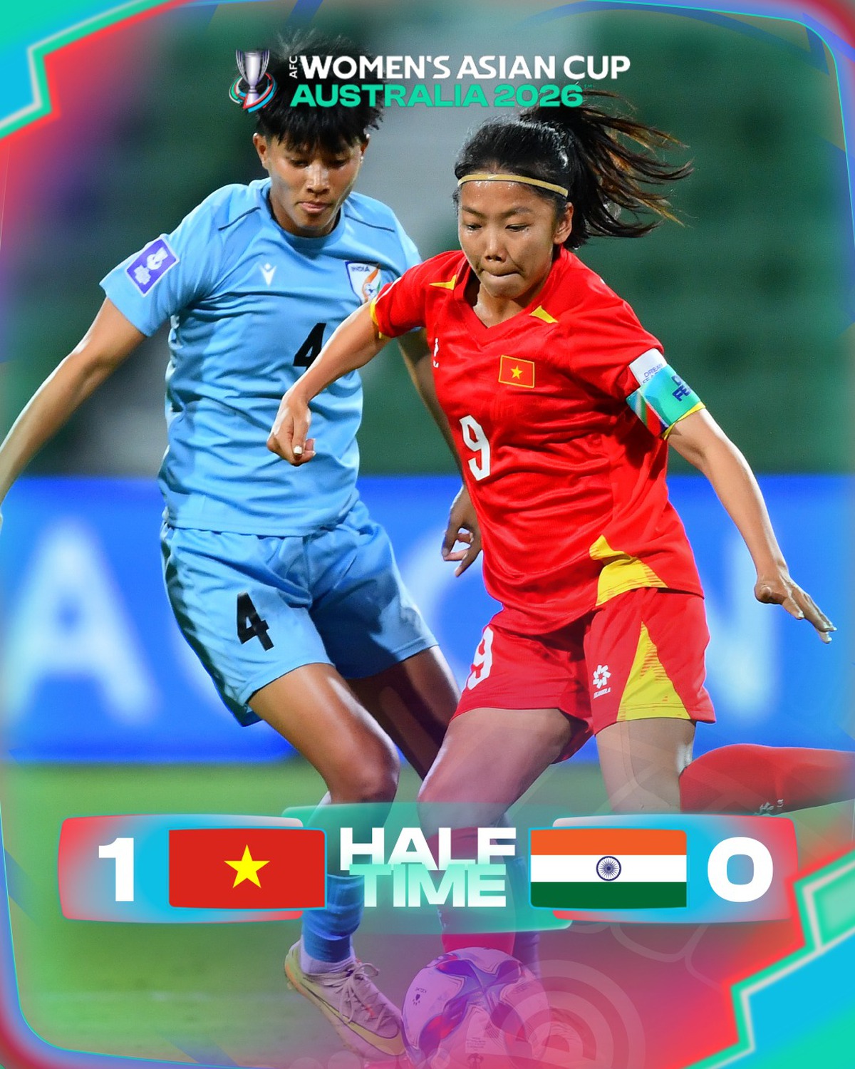 Giải vô địch bóng đá nữ châu Á 2026: Đội tuyển Việt Nam thắng trận mở màn- Ảnh 2.