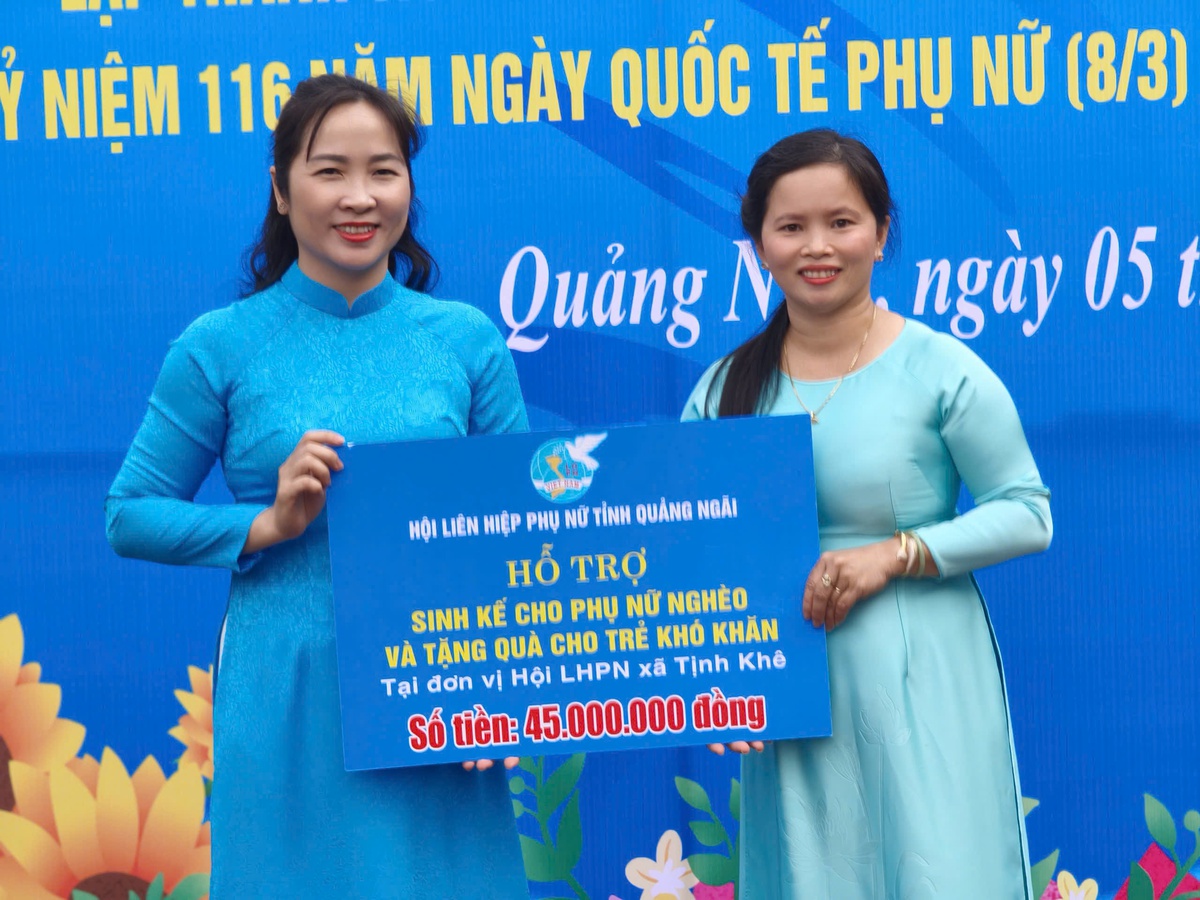 Hội LHPN Quảng Ngãi phát động thi đua chào mừng Đại hội đại biểu Phụ nữ toàn quốc XIV - Ảnh 3.