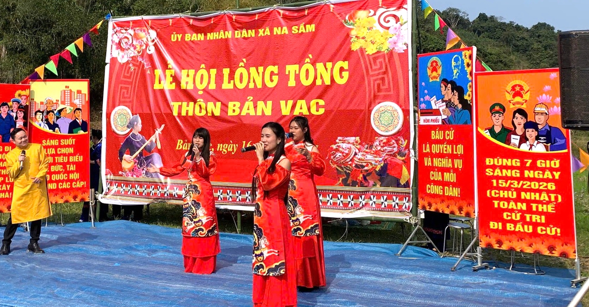 Đẩy mạnh tuyên truyền lưu động về bầu cử trong các lễ hội xuân xứ Lạng- Ảnh 3.