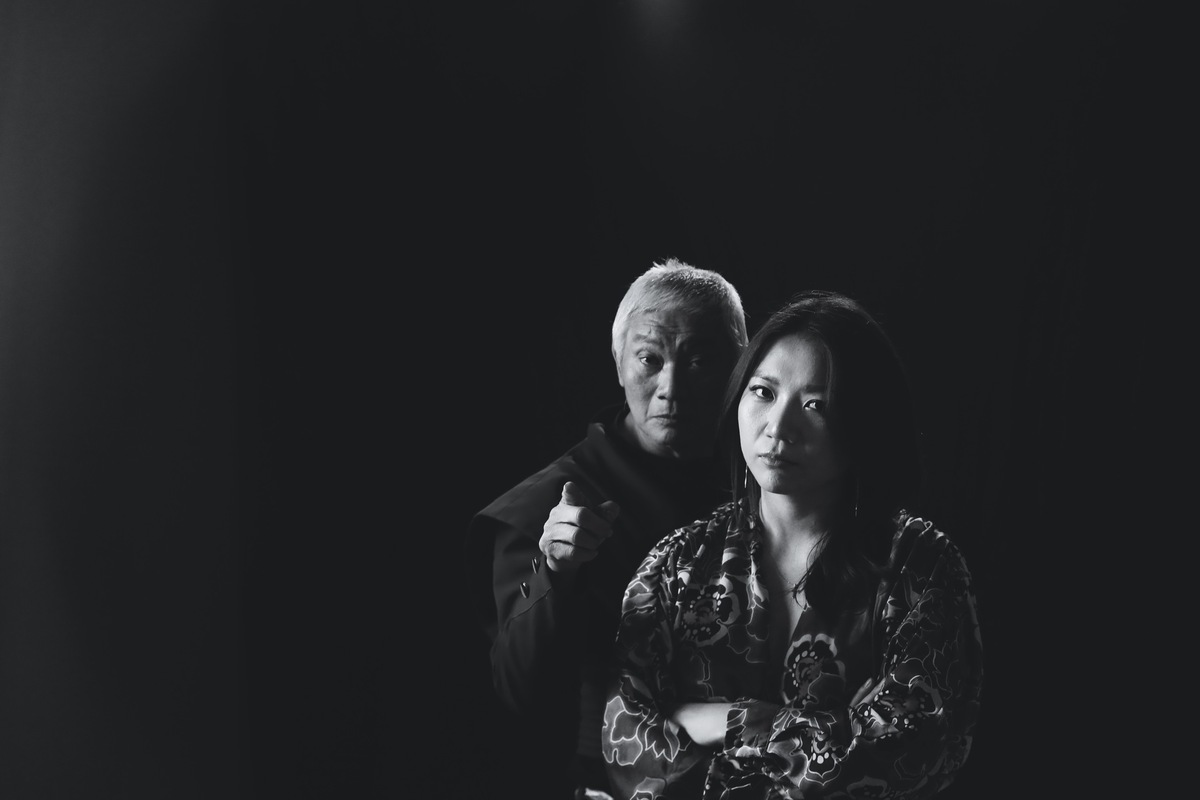 Nghệ sĩ Đào Anh Khánh và con gái CAT