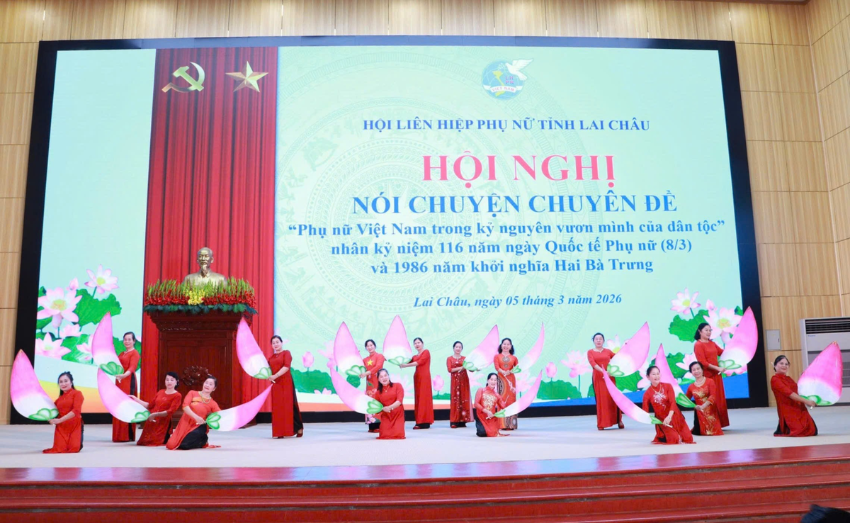 Hội LHPN tỉnh Lai Châu tổ chức Hội nghị nói chuyện chuyên đề nhân Ngày 8/3- Ảnh 1.