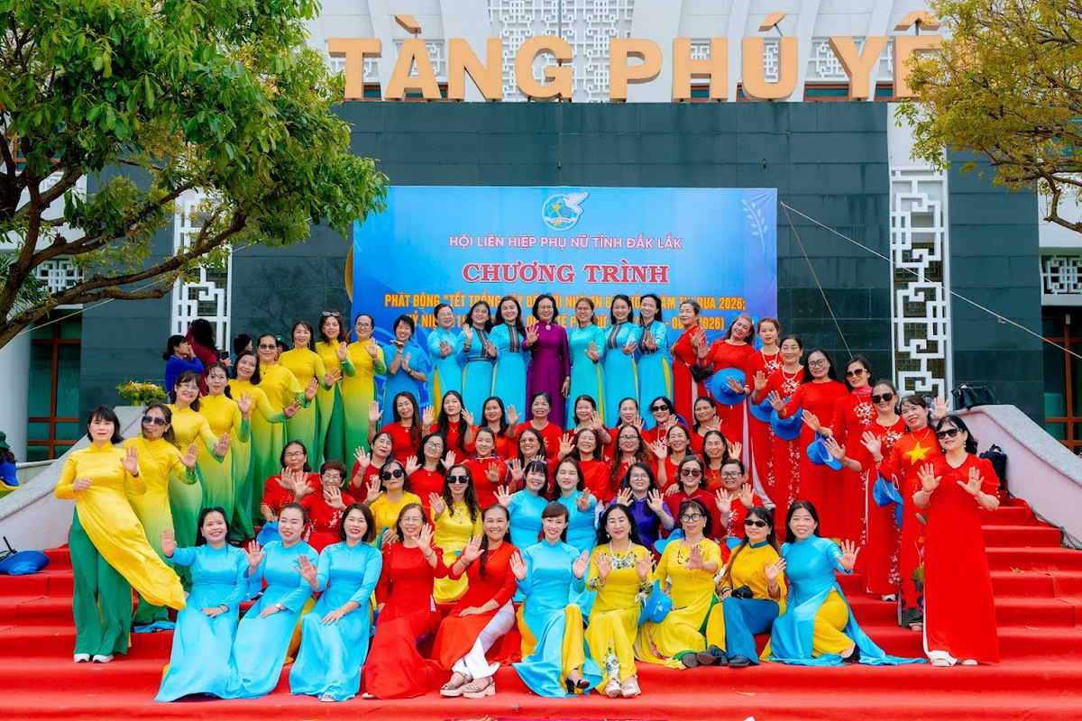 Đắk Lắk: Hơn 316.000 phụ nữ tham gia đồng diễn dân vũ thể thao- Ảnh 2.