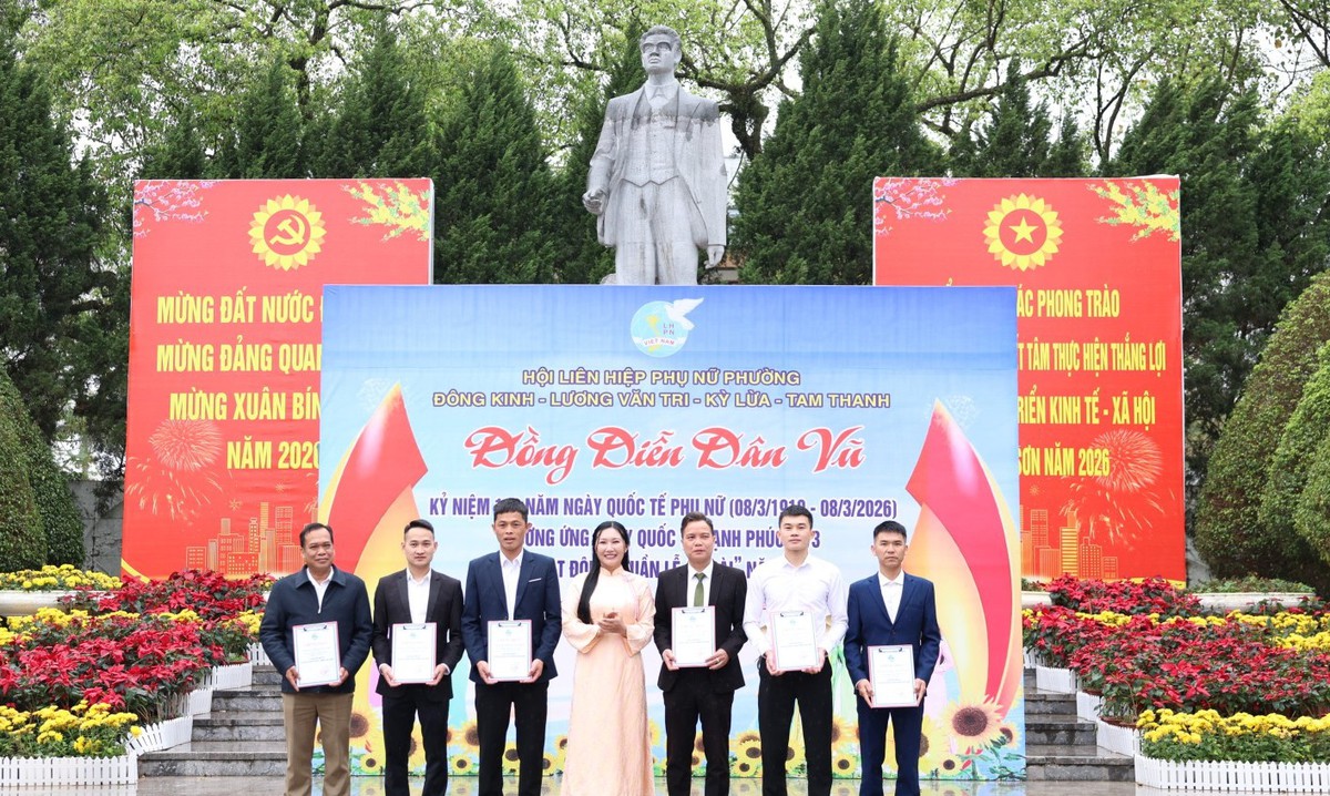 Đa sắc hoạt động chào mừng Ngày 8/3 của phụ nữ Lạng Sơn- Ảnh 4.