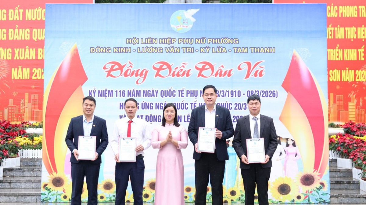 Đa sắc hoạt động chào mừng Ngày 8/3 của phụ nữ Lạng Sơn- Ảnh 3.