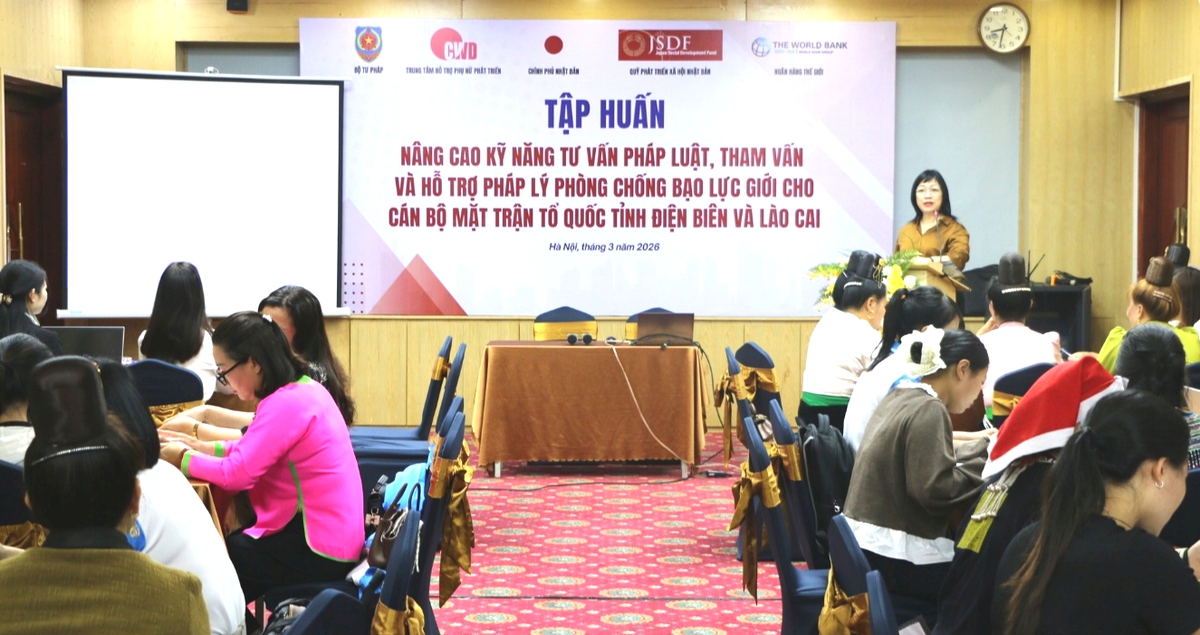 Tăng cường năng lực hỗ trợ pháp lý cho phụ nữ trong phòng, chống bạo lực giới, mua bán người- Ảnh 4.