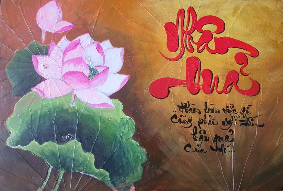 Biến lá sen thành tác phẩm nghệ thuật, chia sẻ sinh kế từ mô hình sống xanh- Ảnh 3.