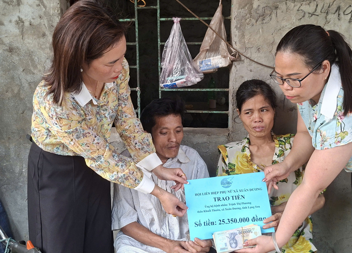 Phụ nữ miền núi Lạng Sơn góp công, góp của giúp hội viên yếu thế, khó khăn- Ảnh 1. Phụ nữ miền núi Lạng Sơn góp công, góp của giúp hội viên yếu thế, khó khăn- Ảnh 1.