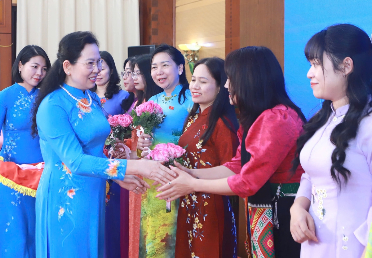 Những hình ảnh đẹp tại cuộc Gặp mặt các nữ đại biểu Quốc hội khóa XVI- Ảnh 11.