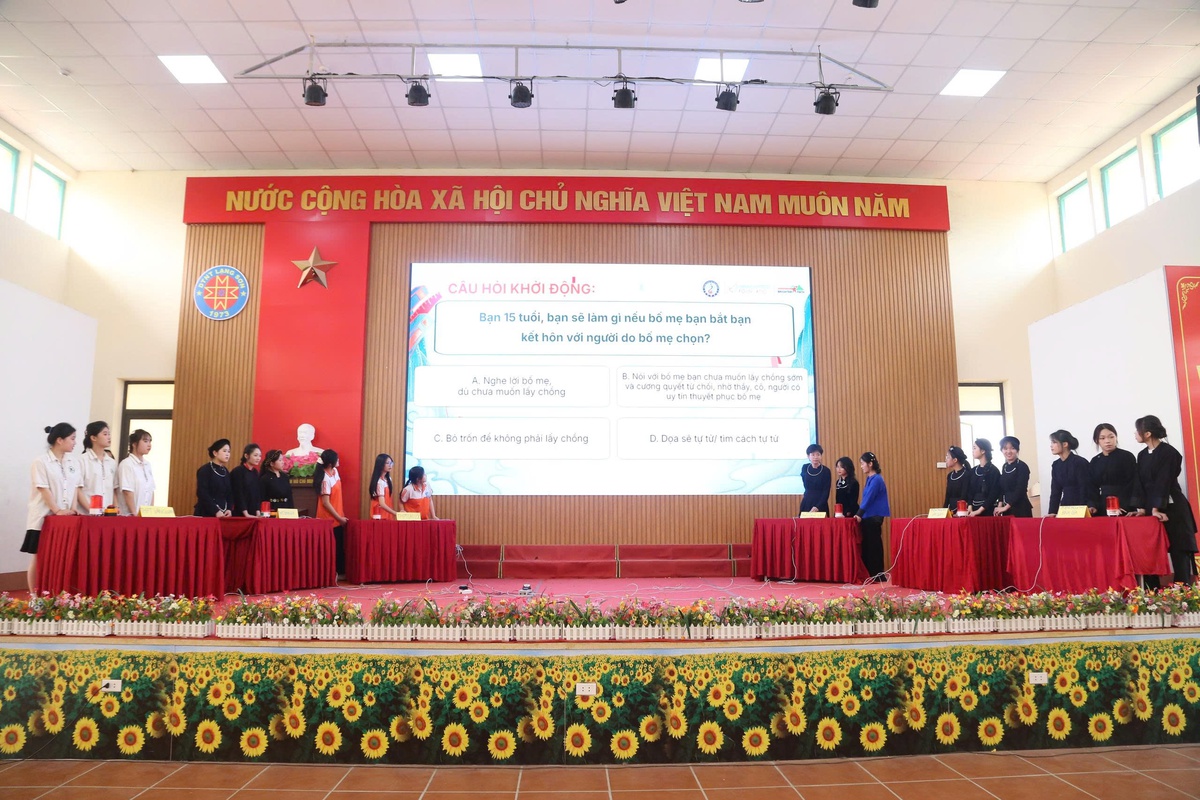 Gần 100 nữ sinh tranh tài cuộc thi kiến thức, kỹ năng- Ảnh 2.