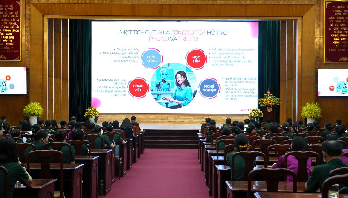 Phụ nữ Quân đội chủ động trước thách thức trong thời đại số- Ảnh 1. Phụ nữ Quân đội chủ động trước thách thức trong thời đại số- Ảnh 1.