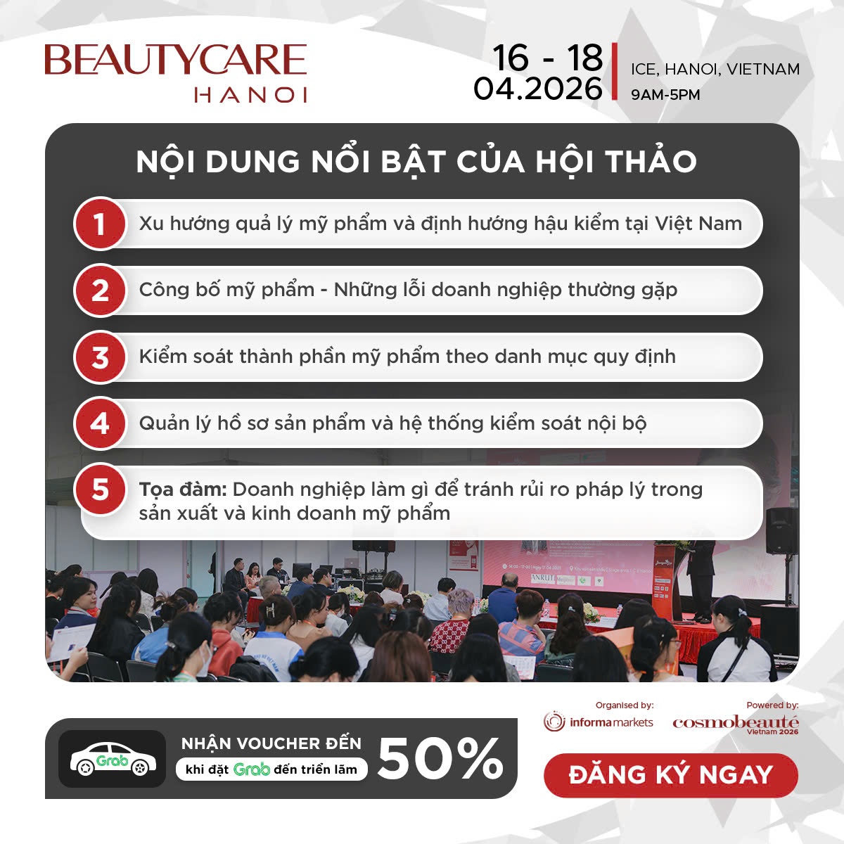 Ngày 16/4 diễn ra Hội thảo Hiểu luật để phát triển bền vững ngành mỹ phẩm- Ảnh 3. Ngày 16/4 diễn ra Hội thảo Hiểu luật để phát triển bền vững ngành mỹ phẩm- Ảnh 3.