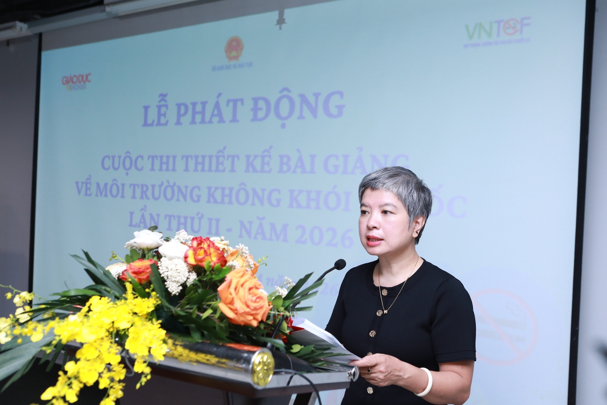 Cuộc thi thiết kế bài giảng "không khói thuốc" 2026: Xây dựng trường học an toàn- Ảnh 2.