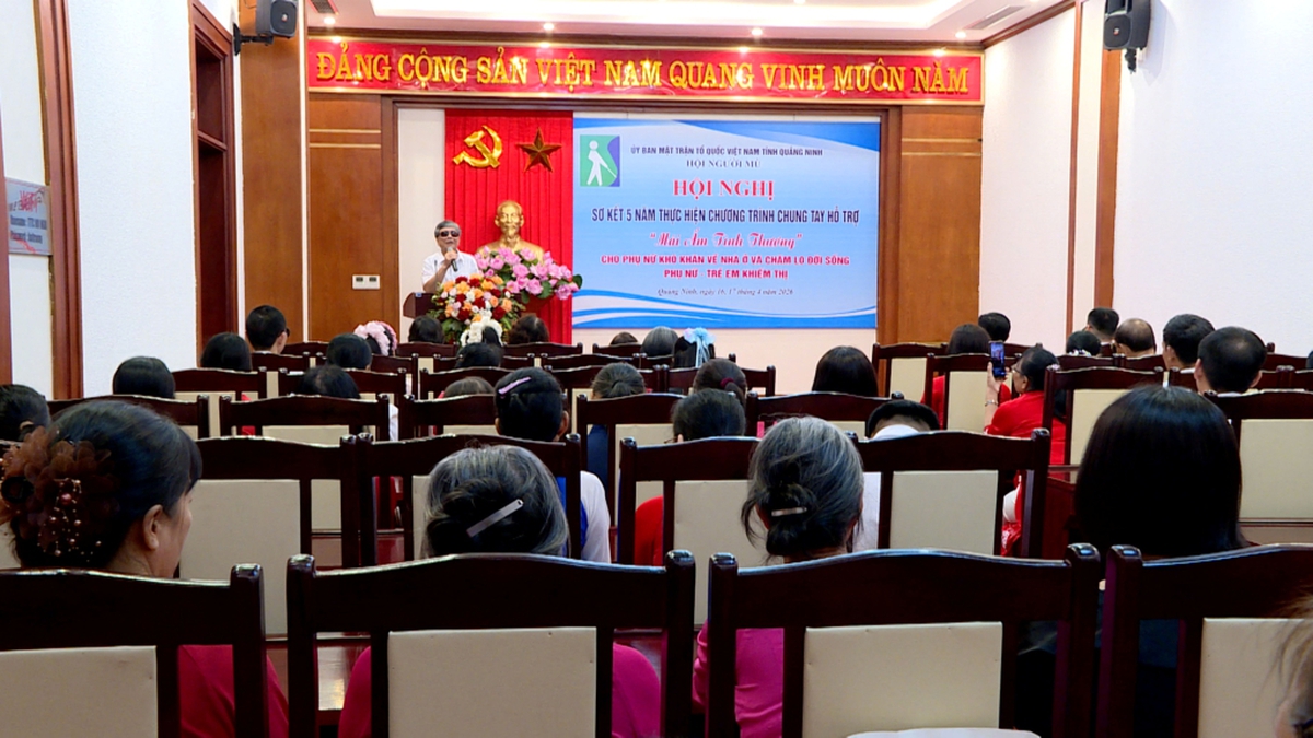 Quảng Ninh: "Chung tay hỗ trợ xây dựng mái ấm tình thương" cho phụ nữ mù- Ảnh 1.