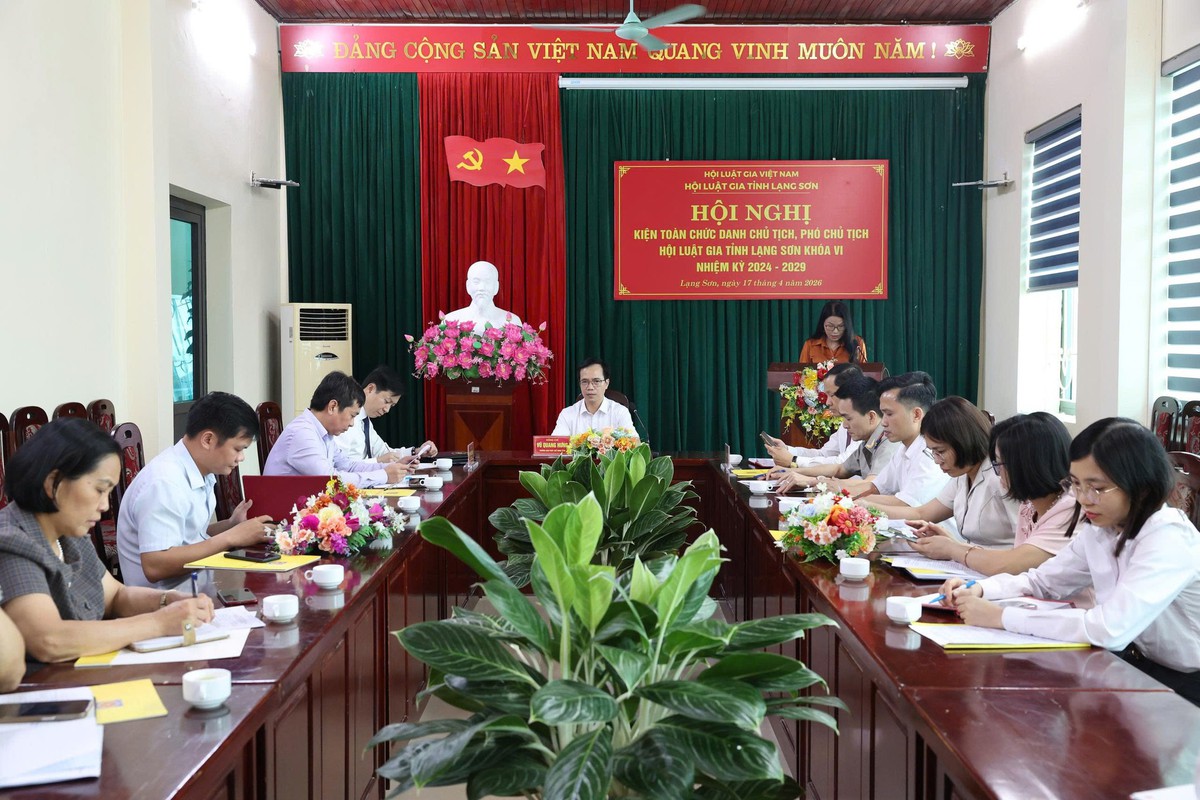 Bà Hoàng Thị Bích giữ chức Phó Chủ tịch Hội Luật gia tỉnh Lạng Sơn- Ảnh 1.