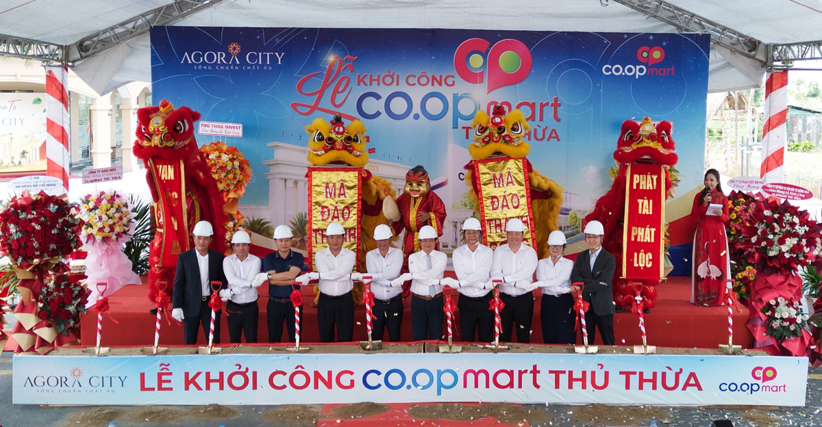 Khởi công Co.opmart tại Khu đô thị Agora City- Ảnh 1.
