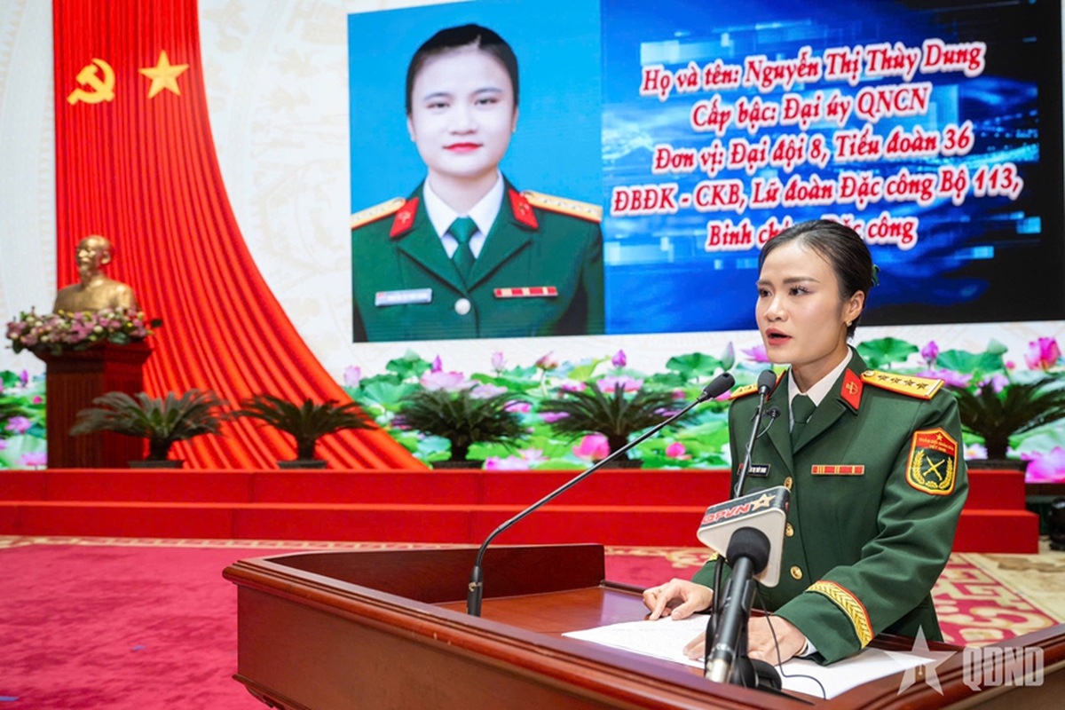 Cảm phục 2 "bóng hồng" được vinh danh gương mặt trẻ tiêu biểu toàn quân- Ảnh 1.