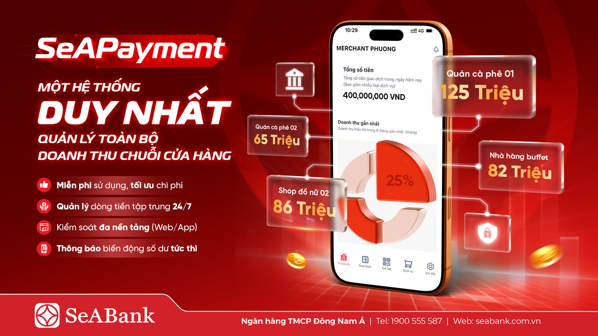 SeABank ra mắt SeAPayment - Nền tảng quản lý thanh toán giúp chủ shop kiểm soát dòng tiền theo thời gian thực- Ảnh 1.