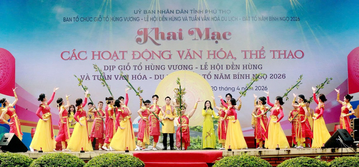 Khai mạc các hoạt động văn hóa, thể thao dịp Giỗ Tổ Hùng Vương năm 2026- Ảnh 1.
