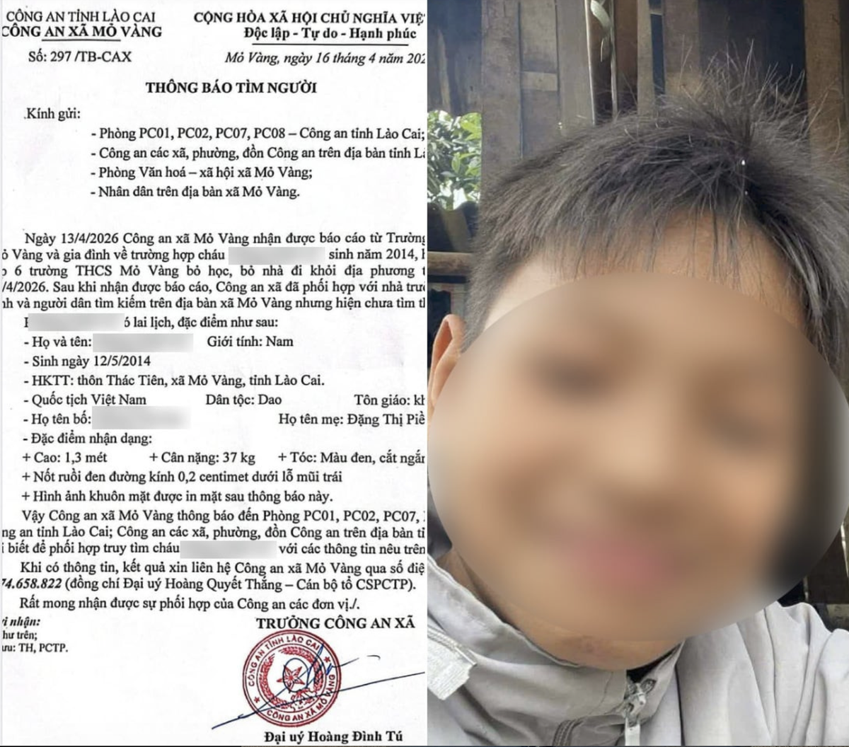 Lào Cai: Nghi vấn bố đánh con tử vong rồi dựng chuyện mất tích- Ảnh 1.