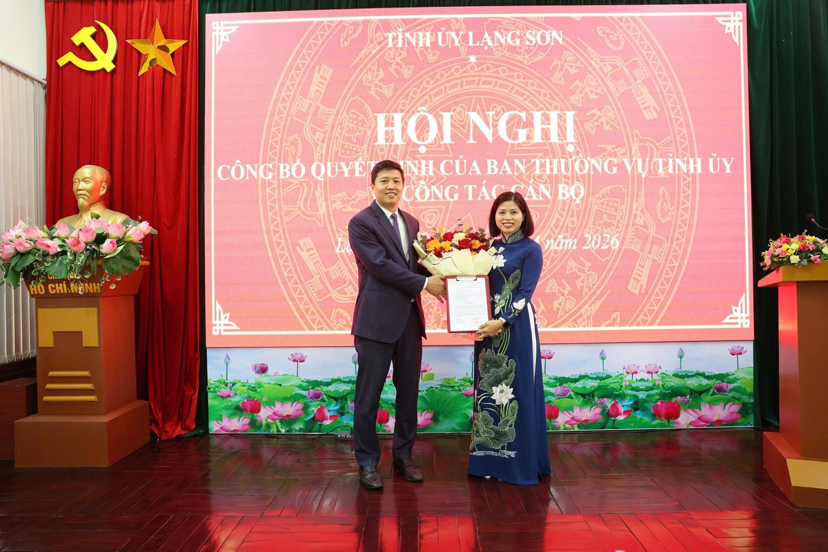 Bà Hoàng Minh Thảo giữ chức Phó Trưởng ban Tuyên giáo và Dân vận Tỉnh ủy Lạng Sơn- Ảnh 1.