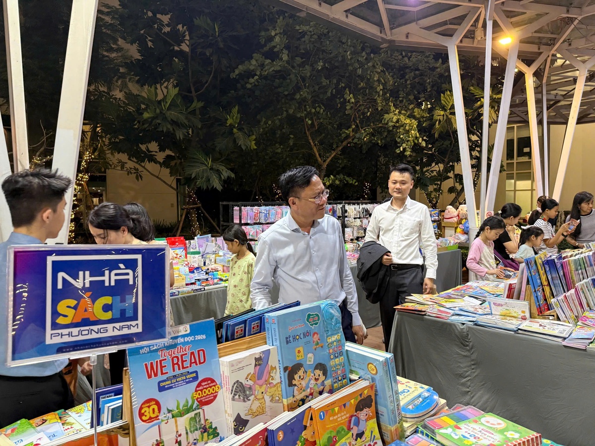Hội sách tại chung cư là cách tiếp cận khác biệt trong việc đưa văn hóa đọc vào từng hộ gia đình. Ảnh: BTC