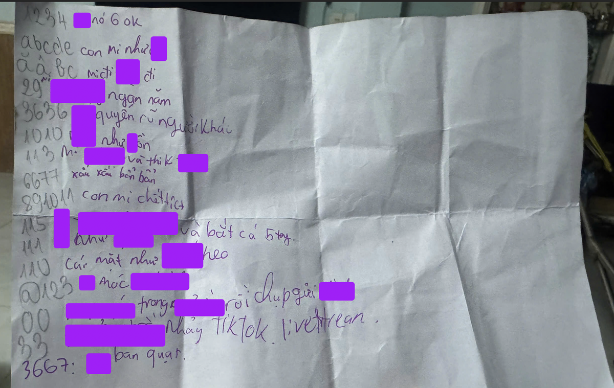 Nữ sinh lớp 5 bị xúc phạm bằng "mật mã", phụ huynh bức xúc vì trường xử lý không thỏa đáng- Ảnh 1.