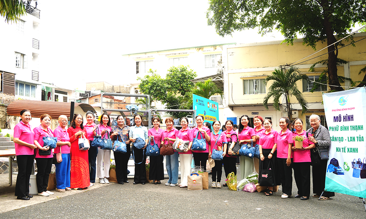 Phụ nữ Bình Thạnh xây dựng lối sống xanh bằng những mô hình thiết thực- Ảnh 4.