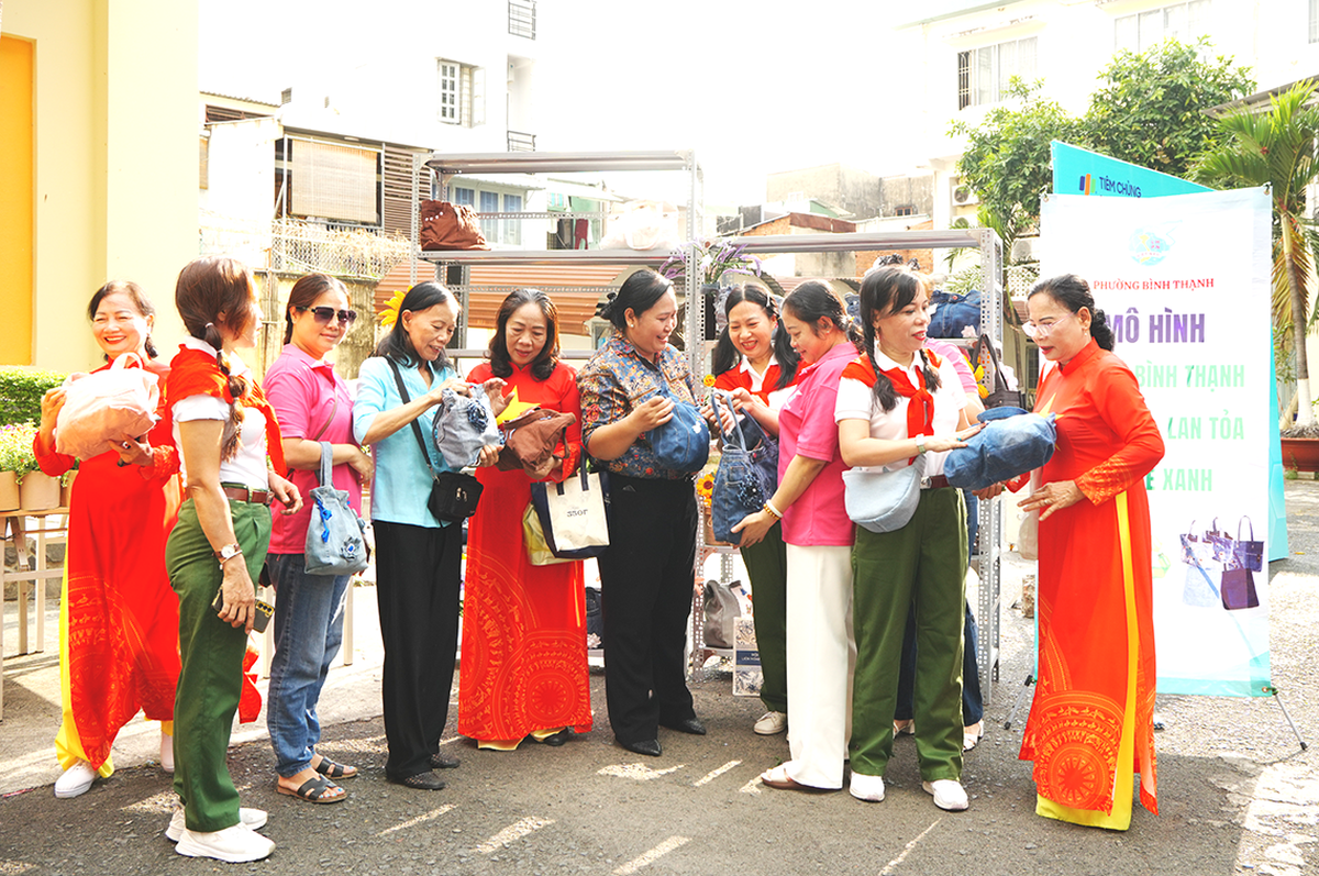 Phụ nữ Bình Thạnh xây dựng lối sống xanh bằng những mô hình thiết thực- Ảnh 9.